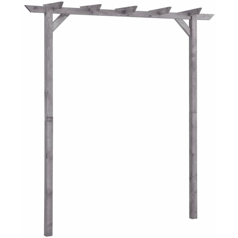 

Pergola de jardin de madera de pino impregnada 200x40x205 cm