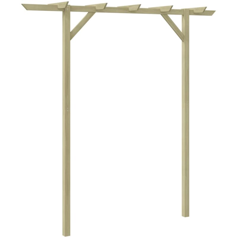 Vidaxl - Pergola de jardin 205 x 40 x 203 cm Bois