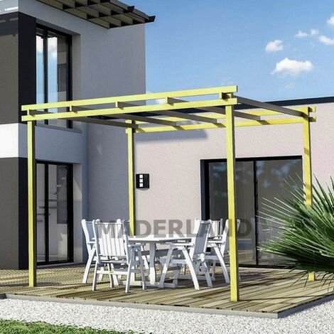 Pérgola de Madera Maciza Almería (Maderland) - Gardeneas