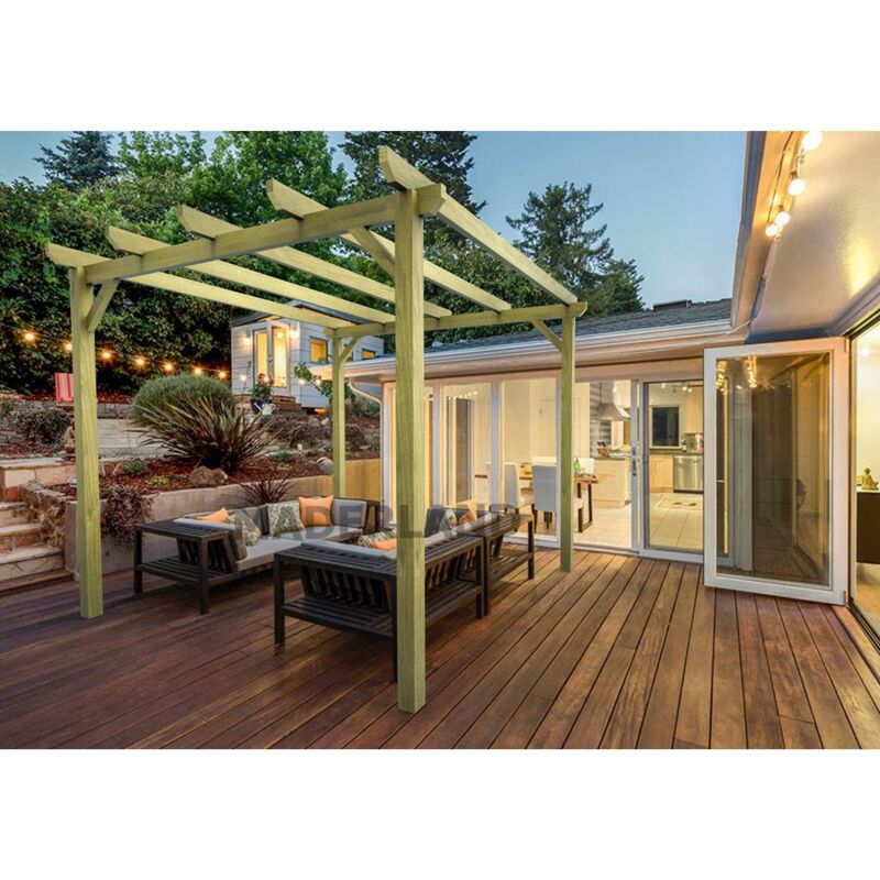 

Pérgola de madera Modelo Cambados Maderland 600x300 cm