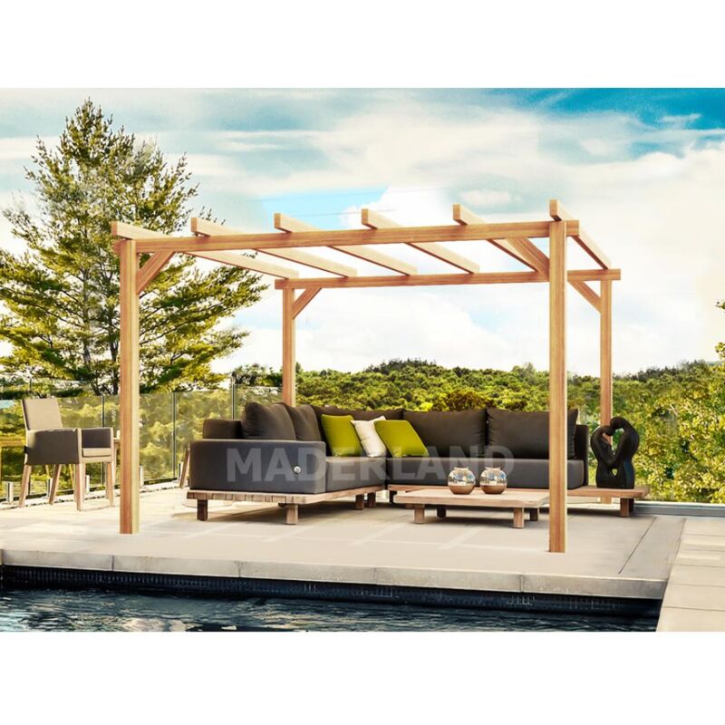 

Pérgola de madera modelo Linares Maderland 300x300 cm