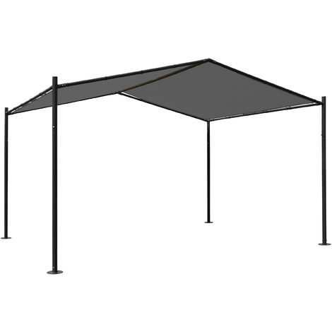 Pergola Hhg 367 Garten Pavillon Terrassenuberdachung Stabiles