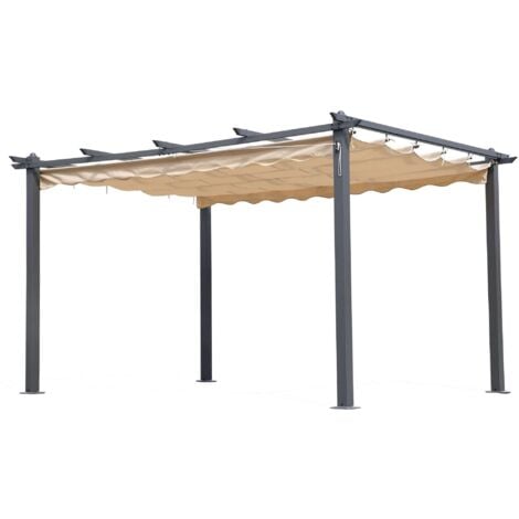Pergola In Alluminio Con Telo Retrattile 3X4 M 2018