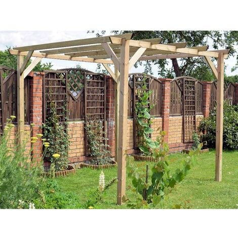 Pergola in legno Eco 300 cm x 300 cm - h 240 cm