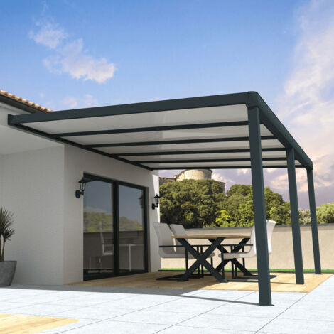 Pergola isotoit® CLASSIC Gris anthracite 4,96x3,50m