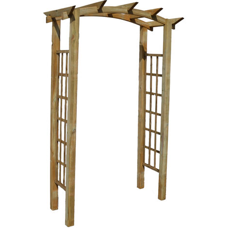 vidaXL Pergola / Arco da Giardino 150x60x204 cm in Legno Impregnato