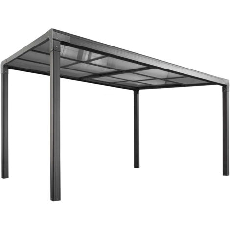 Cerland – Pergola autoportée aluminium 12 m² – Toit coulissant polycarbonate anti-UV – Dimensions 392x305 cm – Installation facile incluse
