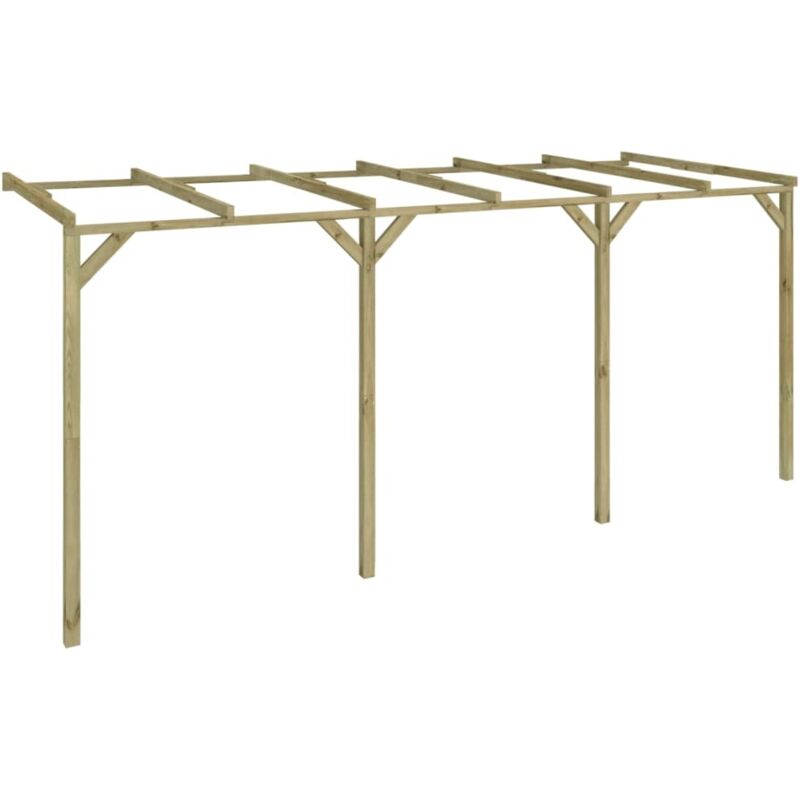 Pergola à Appentis Bois 2 x 5 x 2,2 m