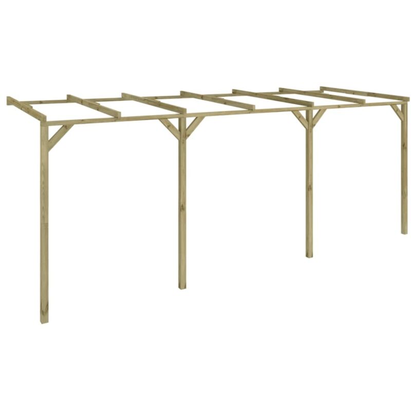 Pergola à Appentis Bois 2 x 6 x 2,2 m