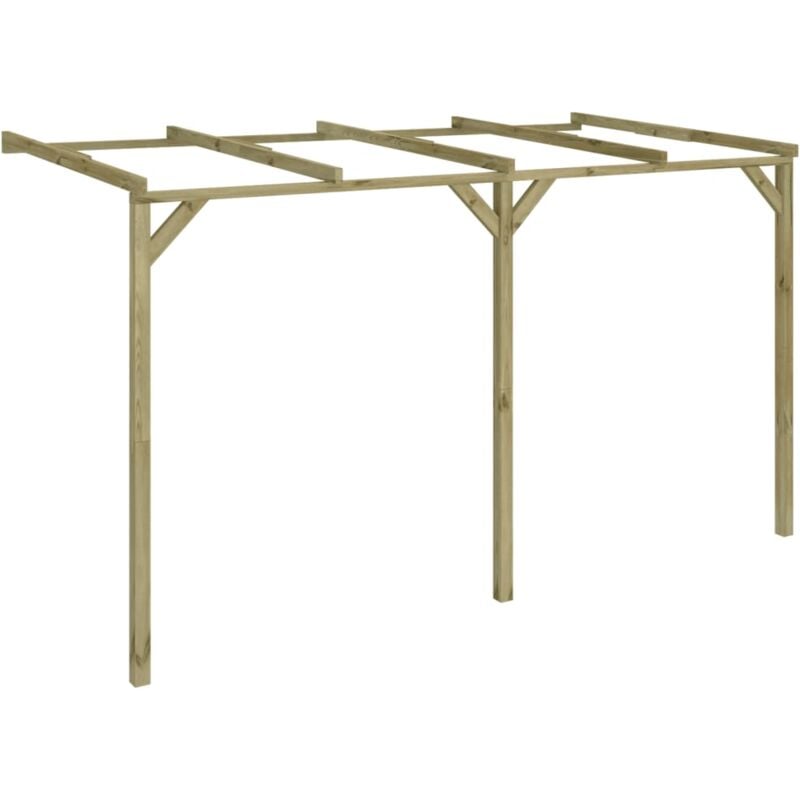 Vidaxl - Pergola à appentis 2 x 4 x 2,2 m Bois