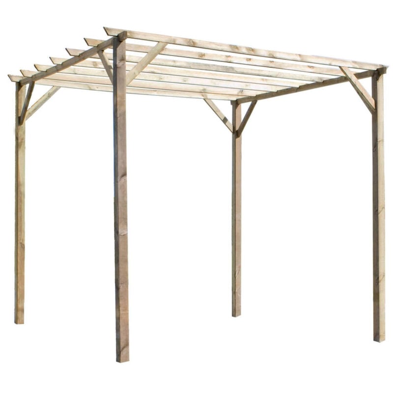 Tonnelle en bois 247 x 300 x 300 cm Ancolie