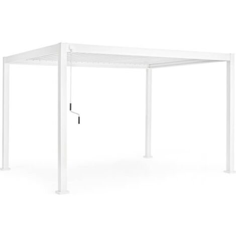 Pergola ocean 300x400 bioclimática blanca