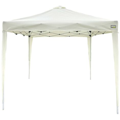 Pérgola Plegable Aktive Max Air blanca 300x300x240 cm
