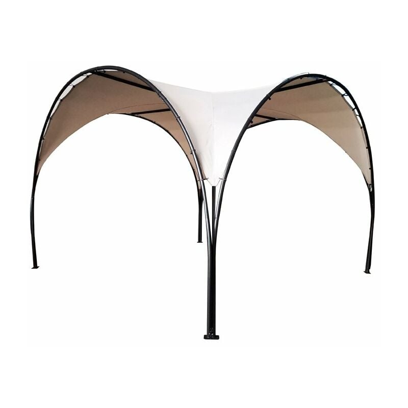 

Pérgola redondeada de acero 3,7x3,7m
