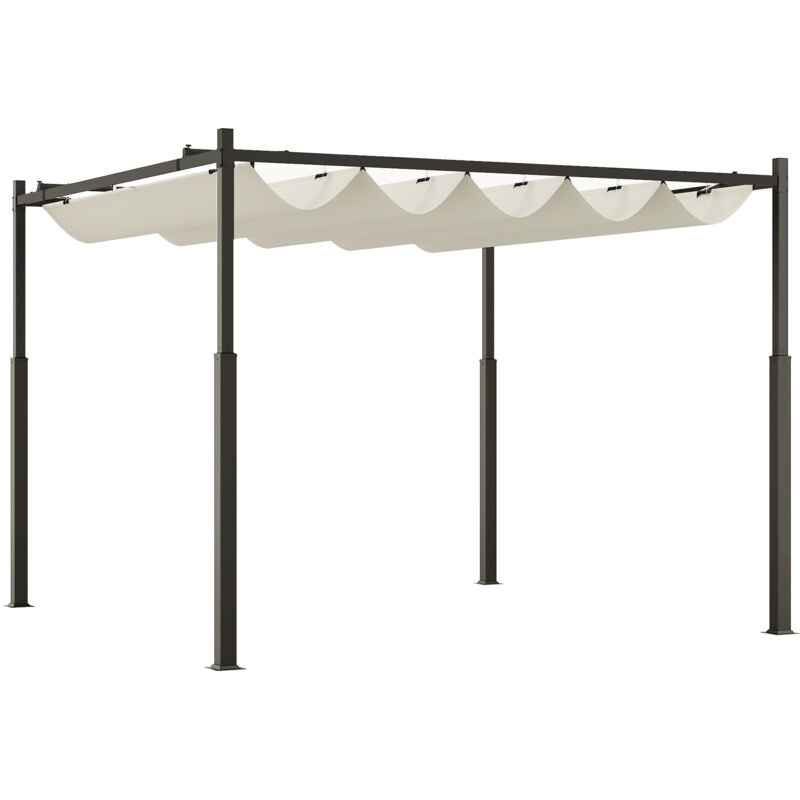 Pergola rétractable royal crème