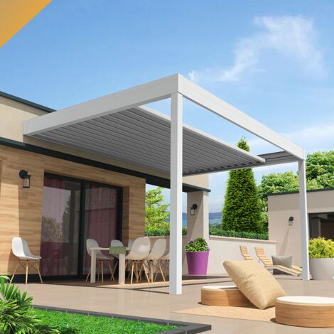Pérgola retráctil SIROCO 4,50x4,109 M Motorizada con mando a distancia