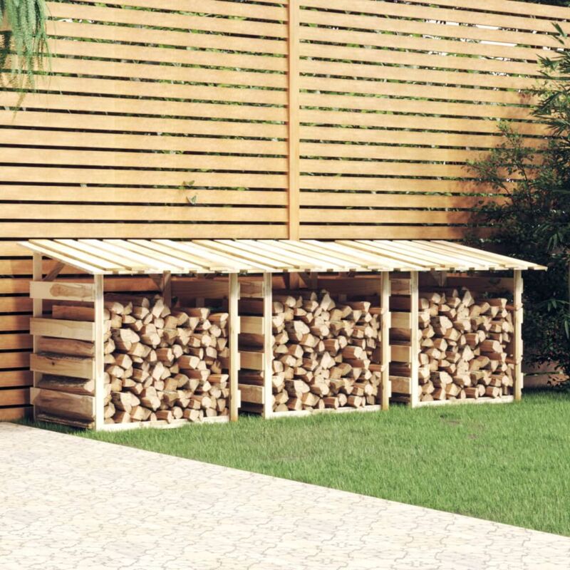 Vidaxl - Pergolas avec toits 3 pcs 100x90x100 cm Bois de pin imprégné