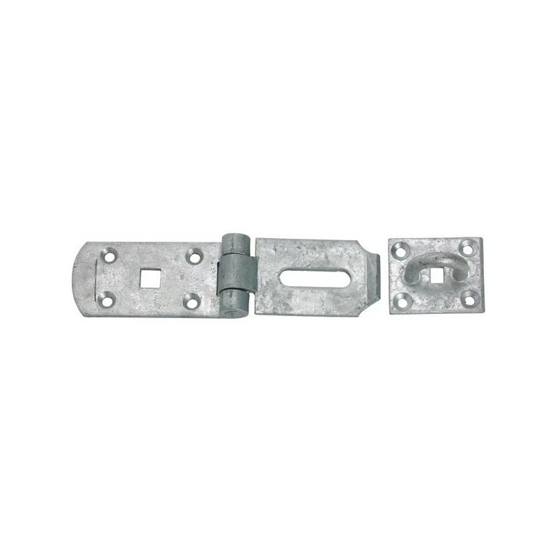 HS149H Heavy Hasp and Staple 8 Bright Zinc Plated (Boxed) - Perry