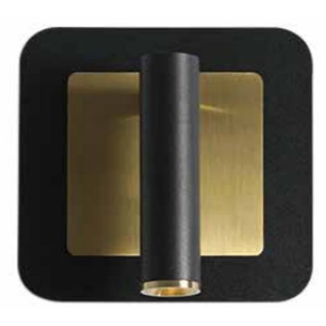 Peribed - lampada da parete a LED 5W in ottone nero