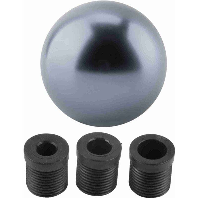 Image of Aiperq - Perilla de cambio de marchas manual universal para coche, redonda y esférica (titanio)