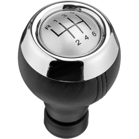 Perilla de cambio de marchas para MINI COOPER R55 R56 R57 R58 R59 R60 R61 de 6 velocidades, color blanco.