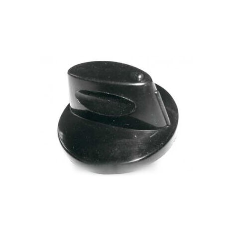 Perilla de control negra para placa WHIRLPOOL 481241279247