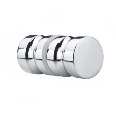 Perilla de puerta de ducha, manija redonda de aleación de aluminio para puertas de vidrio de baño, puertas corredizas