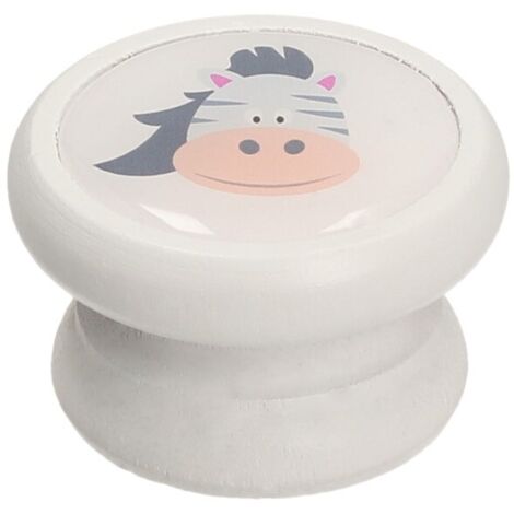 Perilla GD0.7 blanco mate, cebra