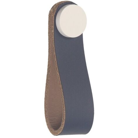 Perilla GL24, azul marino, blanco brillante