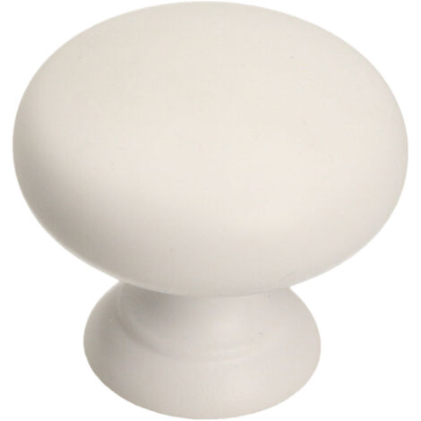 Perilla GN13, tacto suave, color blanco