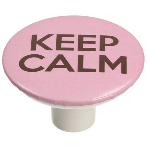 Perilla GX01, color blanco, rosa Keep Calm