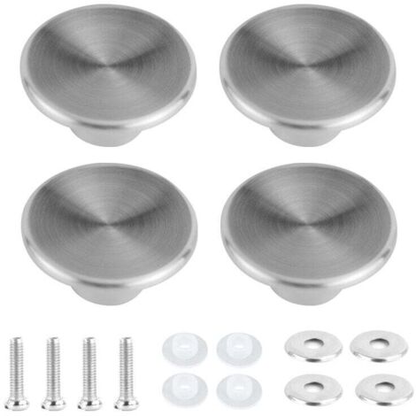 Perilla para tapa de olla KZQ - Juego de 4 - Perillas para tapa - Tapa de olla de acero inoxidable - Perilla para tapa de olla - Mango para soporte de tapa - Perilla para tapa