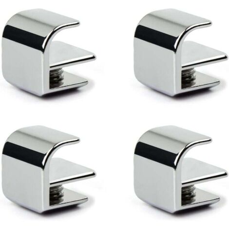Perillas para puertas de ducha KZQ, abrazaderas para vidrio de 3 a 6 mm de grosor, manijas para gabinetes de ducha, puertas de vidrio y puertas corredizas, sin necesidad de taladrar.