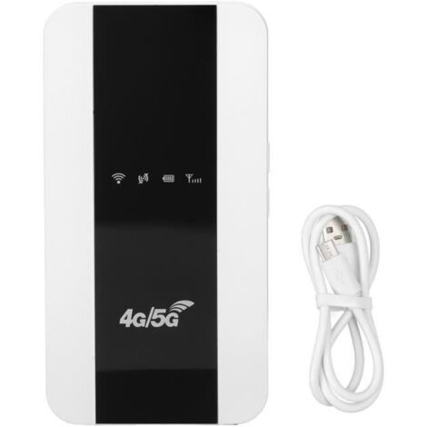 périphérique WiFi sans fil Prise en charge des points d\'accès mobiles 4G / 5G Carte SIM Routeur sans fil portable à