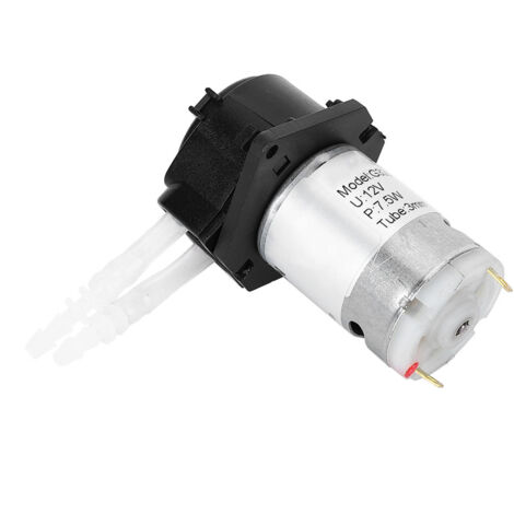 Peristaltikschlauchkopf für DIY-Dosierpumpe - Aquarium, Labor, chemische Analyse (12V, 35, Schwarz)