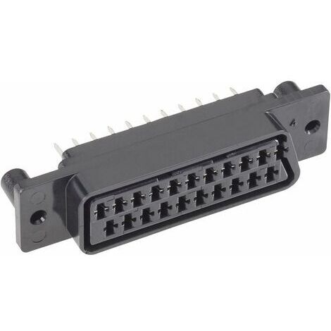 Péritel/Scart embase femelle, verticale TRU COMPONENTS 1578891 noir 1 pc(s)