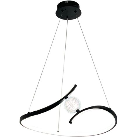 PERLA BLACK 34W LED Hängelampe