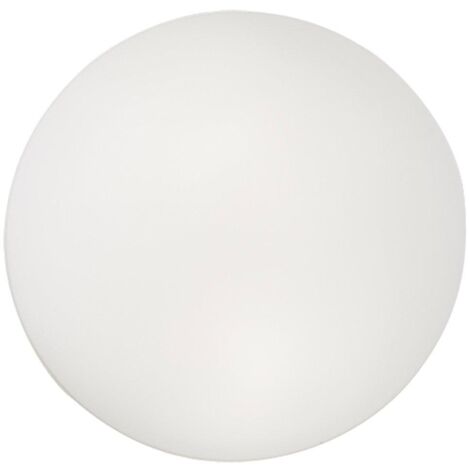 PERLA Plafoniera Applique in Vetro Soffiato Bianco attacco E27 75W max 45cm IP20 - Rossini Group - Lampada Classica Modernizzata