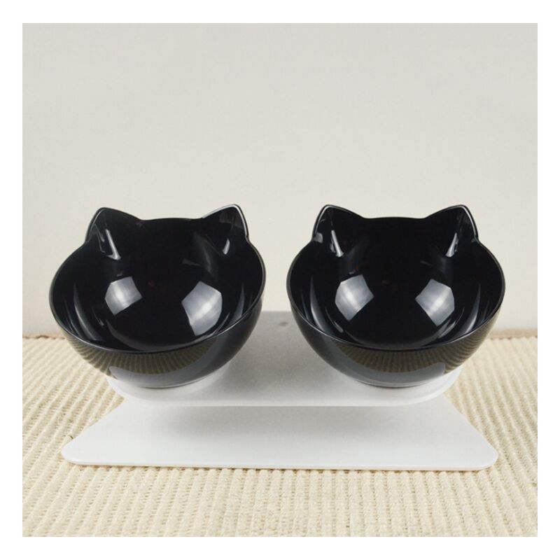 Weihnachtsgeschenk - Perle Rare Schüssel für Katzenschüssel für Hund Doppelkatze Anti-Rutsch-Haustierschüssel für Katzenschüssel für Katze Katze und