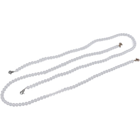 Perles acryliques 12mm haute transparence pour décoration de rideaux DIY et accessoires de mariage