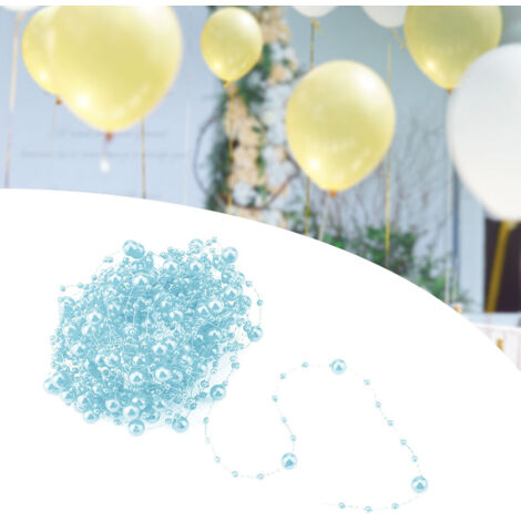 Perles Bleues Artificielles pour Pêche et Décoration - 10M pour DIY Mariage et Fêtes