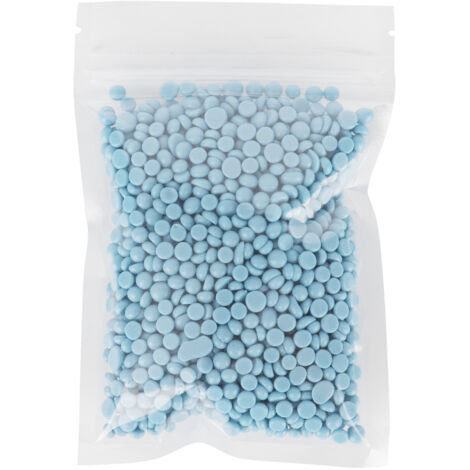 Perles de cire épilatoire visage et corps pour femmes et hommes - 50g Bleu océan