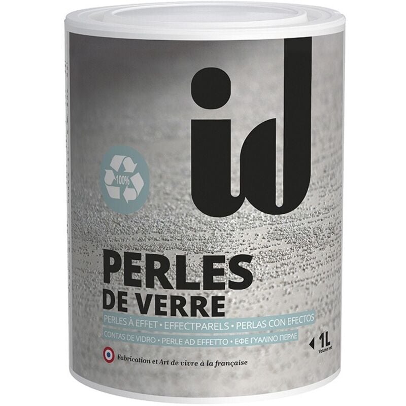 Perles de verre 1L - Effet sablé fin - id Paris