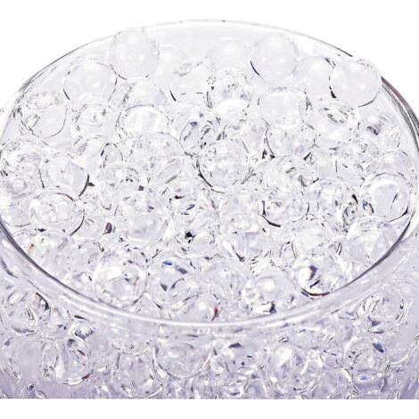 Perles d'eau, 3000 pièces, perles de remplissage pour vase, pierres précieuses, perles de gel d'eau, perles de cristal en croissance, décoration de centre de table de mariage --