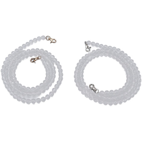 Perles en acrylique 12mm transparentes haute dureté pour décoration de rideaux DIY et accessoires de mariage