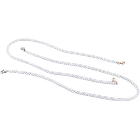 Perles en acrylique 8mm pour rideaux DIY - 1,2 mètres - Décoration mariage et événements brillante