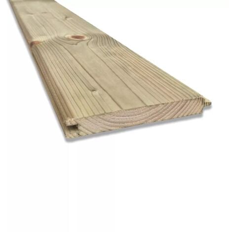 Perlina in legno di abete impregnato, 15 cm x 2 cm, lunghezza 100 cm