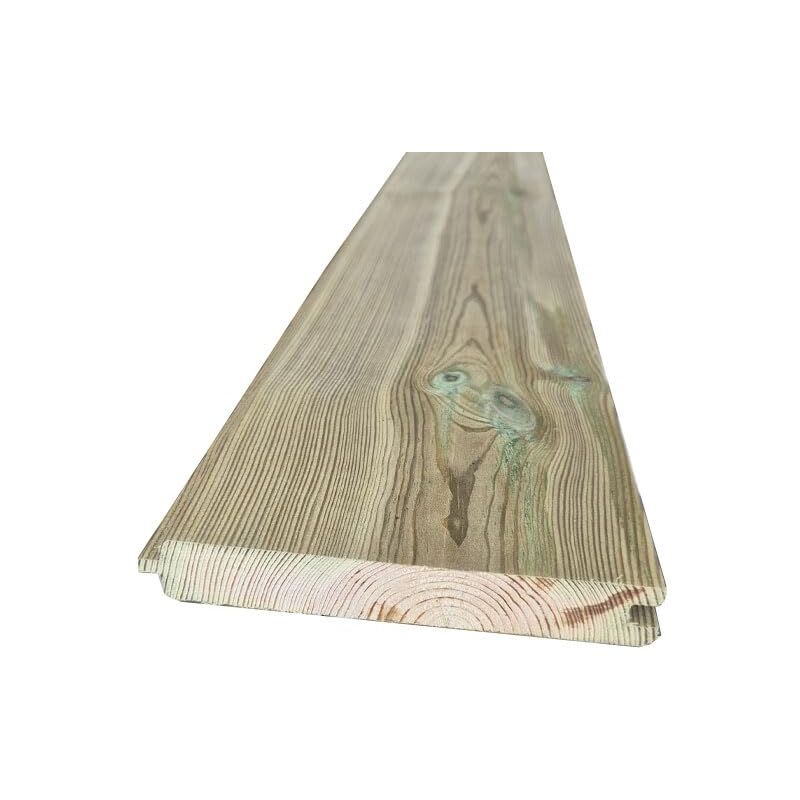 Perlina In Legno Di Pino Impregnato Da 200 Cm, Larghezza 15 Cm, Spe...
