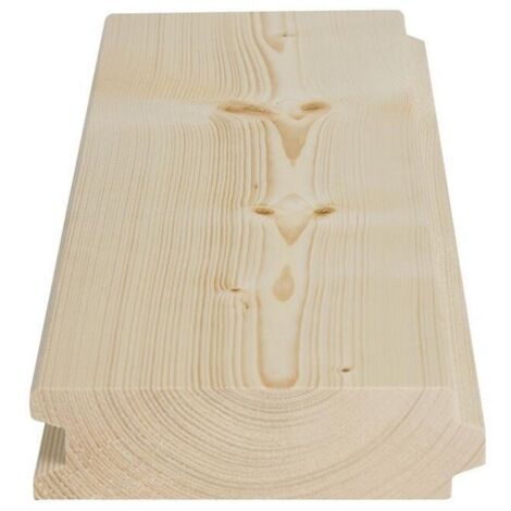 Perlina legno abete cm 3,2 x 15 x 100 doghe ad incastro da soppalco qualitÀ ab