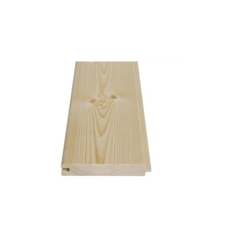 Image of Bricolegnostore - Perlina legno abete mm 20x150x2000 doghe ad incastro da rivestimento qualitÀ bc